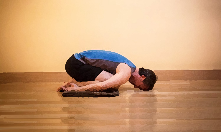 a postura da criança no yoga